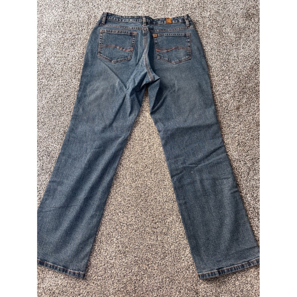 Aura WRANGLER Bootcut vintage Jeans Dark Wash‎ Denim Pockets Women's 10Petite